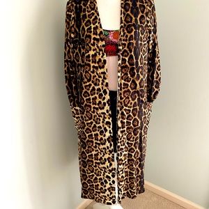 Leopard print cardigan - with pockets!
